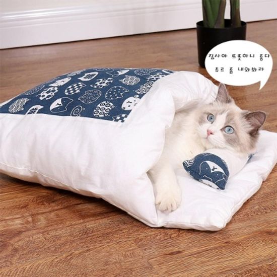 강아지 고양이 마약침낭 애견쿠션 방석 4size