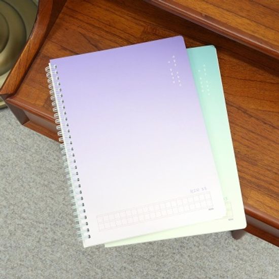 핑크풋 별빛원고지노트(400자)