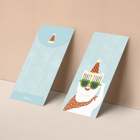 E2306YA - CAT 용돈봉투 캐릭터봉투 고양이봉투