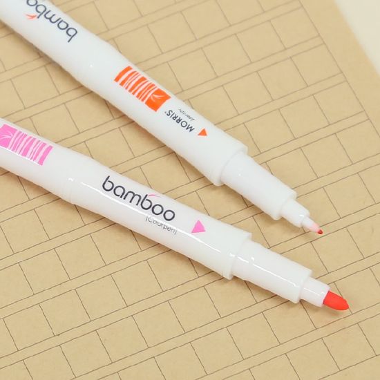트윈닙의 플러스펜+사인펜-모리스 bamboo 수성 칼라펜 3색 set