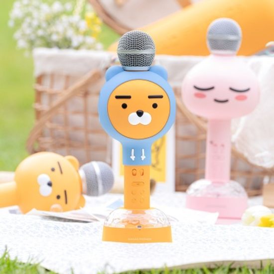 카카오프렌즈 후드라이언 블루투스 마이크 스피커