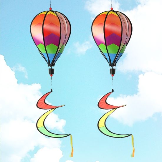 에어벌룬 열기구 바람개비 2p세트(B) 축제 팔랑개비