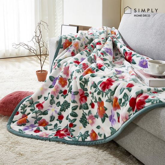 [11/12 출고예정]심플리홈 밍크 극세사 양면 담요 6종