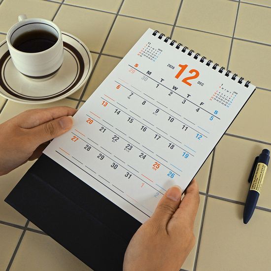 오첵 2026년 15개월 탁상 달력 레트로