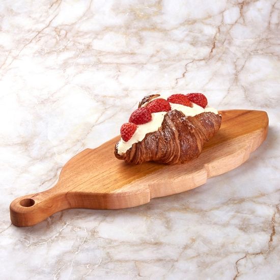 바른락 마호가니 우드 물고기&나뭇잎 도마