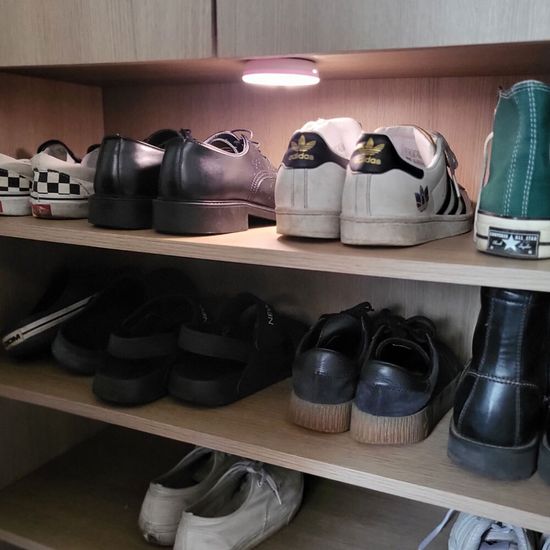 노바리빙 LED 무선 원형 센서등 현관 베란다 계단 