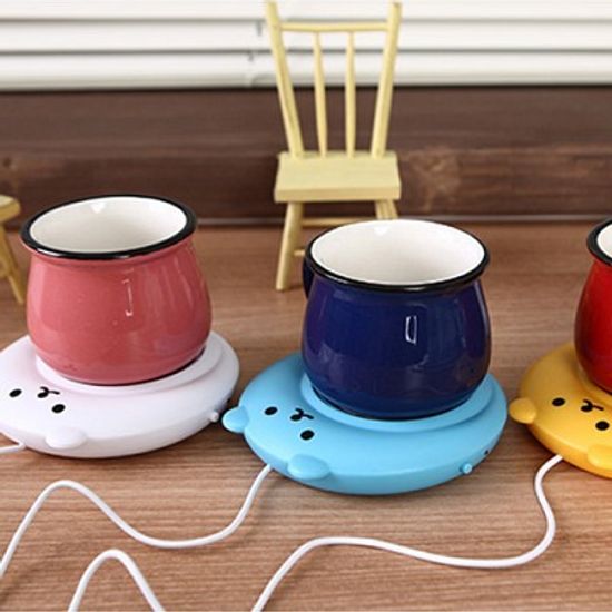 큐티 베어 USB 컵 온열스토브 워머