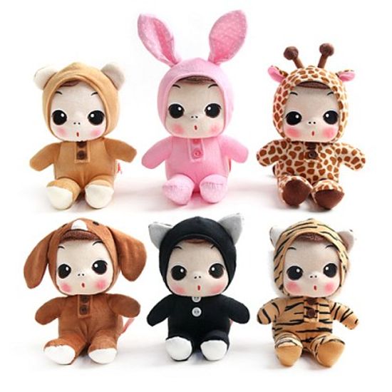 뚱(ddung) 동물 봉제인형-강아지(18cm)