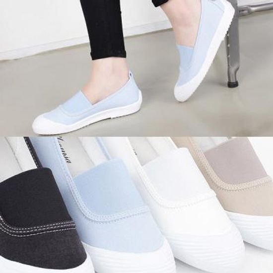 [애슬릿]데일리 스판 여성 경량 슬립온 2cm