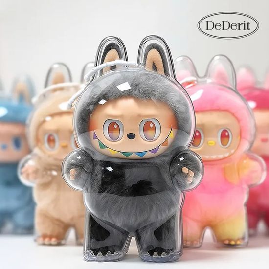 [데데리트]라부부 전용 투명 케이스 귀여운 인형 키링