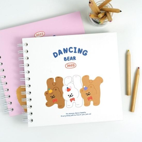 핑크풋 댄싱베어2023다이어리
