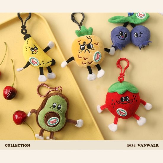 반워크 과일 통조림 키링 5종