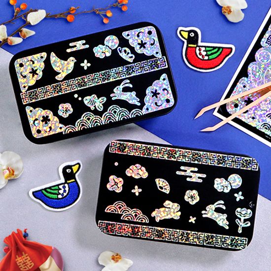 전통 사각 자개함