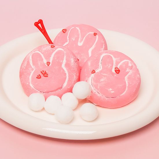 토끼찹쌀떡 100ml 액체괴물 안전한 수제 슬라임