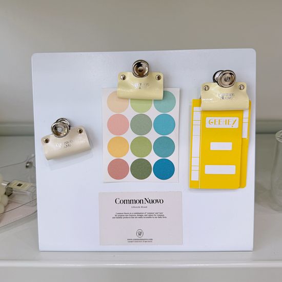 누보 맥클립 북클립 자석 집게 냉장고 메모 클립