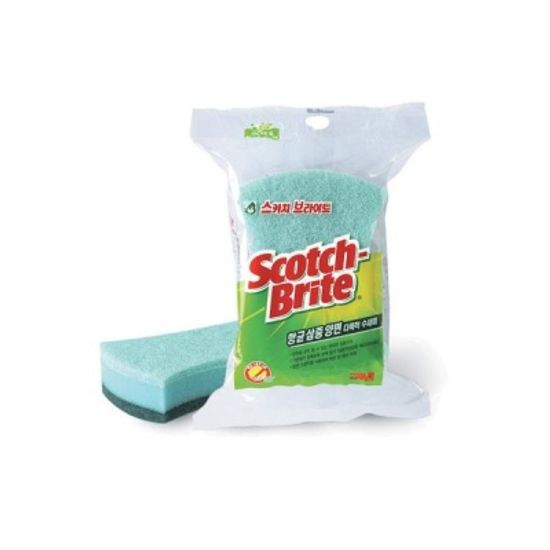 3M 스카치브라이트 삼중양면 다목적수세미 MD 100DB [00193994]