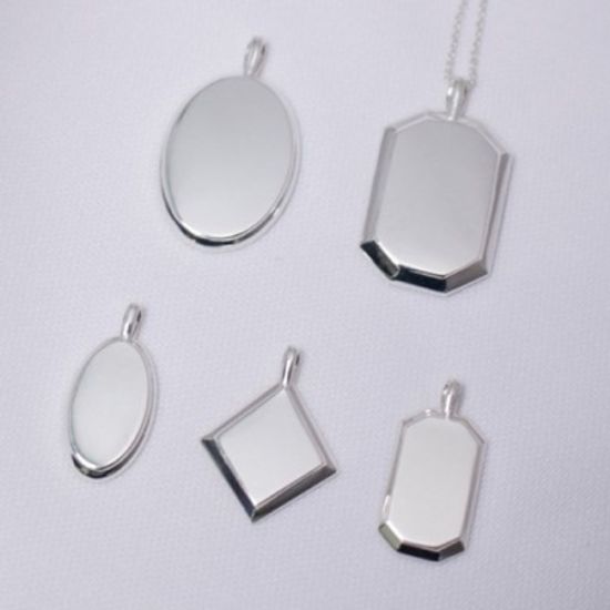 나만보는 리플렉션 각인목걸이 팔각경 小