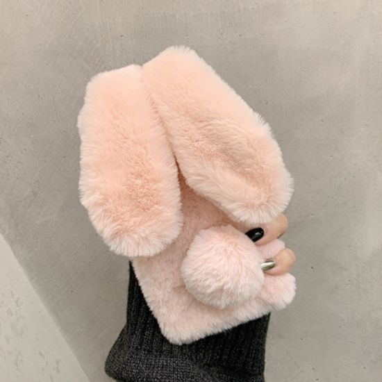 갤럭시z플립 4 3 2 귀여운 토끼 털 인형 지플립케이스