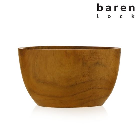 바른락 티크 우드 원형 볼 14cm(대)