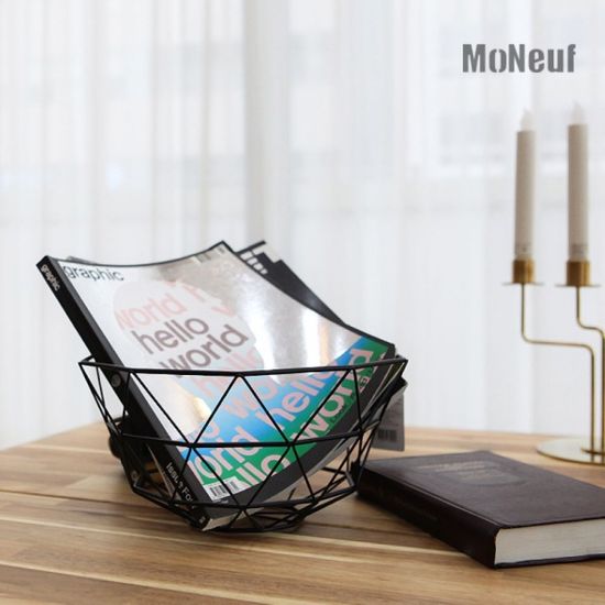 모네프 블랙파우더 인테리어 과일바스켓 바구니