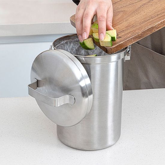 올스텐 304 음식물 쓰레기통 3L