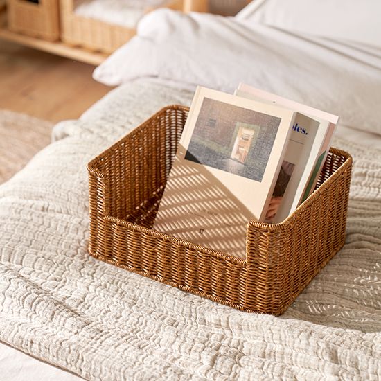 PP라탄 팬트리 바구니 S/M/L - 2colors