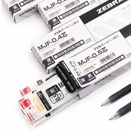 제브라 사라사 마크온 0.5mm 리필심 MJF(블랙) 1개