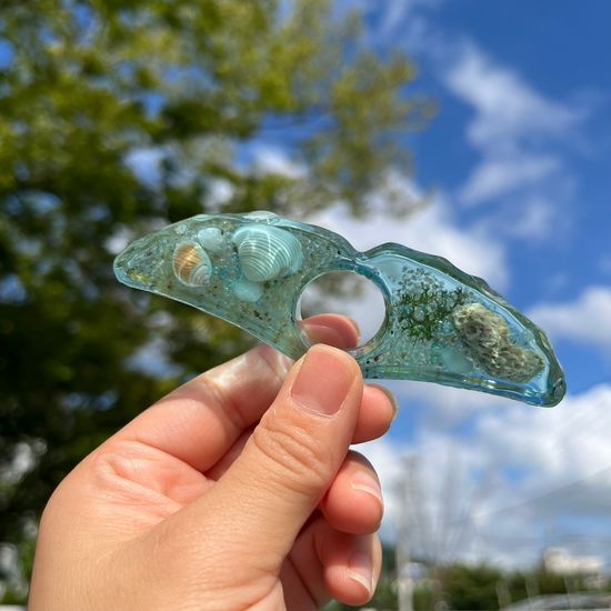 [무료배송] 고래꼬리 독서링 - 반짝이는 모래해변 