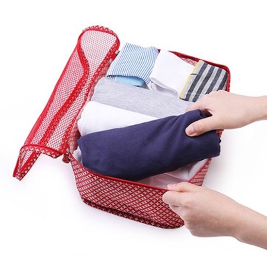 PATTERN CLOTHES POUCH size S 여행용 의류 파우치