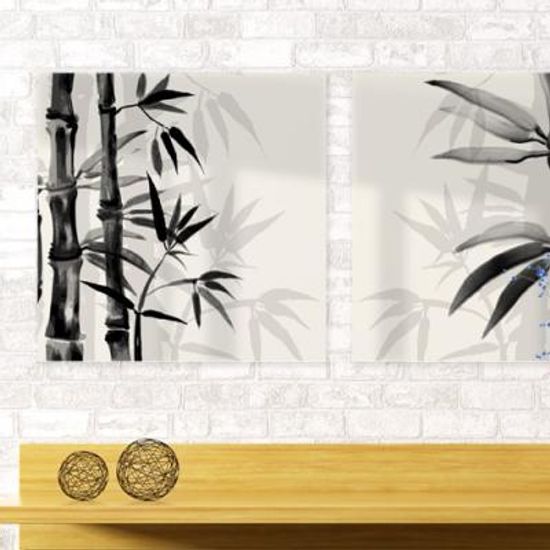 cd950-아크릴액자_대나무먹그림