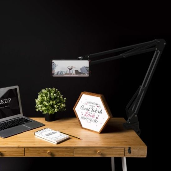 브라이트 2세대 스마트폰 태블릿 대형 탄소강 거치대