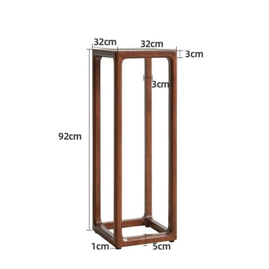 원목 사각 화분 진열대 (92cm) (월넛)