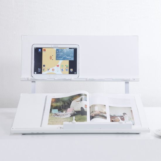 위너 눈높이 화이트 60 슬라이드 2단 독서대