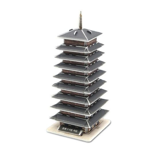 황룡사 9층 목탑 3D 입체퍼즐 사회 역사 조립 학습 교구(WADBEDB)