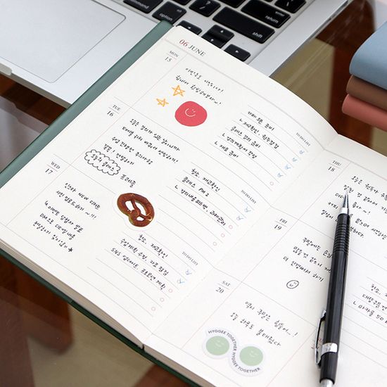 2026 오피셜 열두달 B6 위클리 다이어리