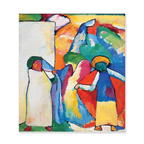 칸딘스키 - 즉흥 VI (아프리카인), 캔버스액자