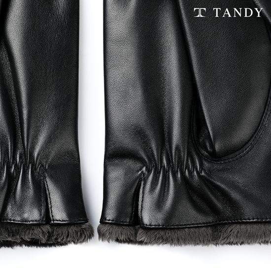 [1+1] 탠디 블랙모던 여성용 가죽장갑