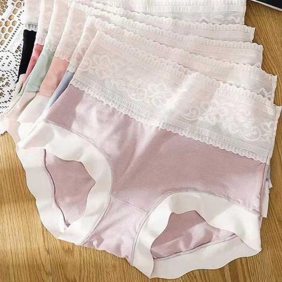 Everyday 레이스 하이웨스트 모달팬티 3color L-2XL