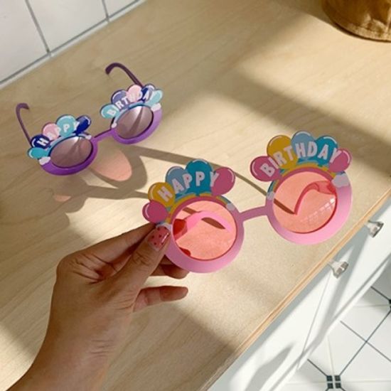 Rainbow Balloon Glasses 무지개풍선안경