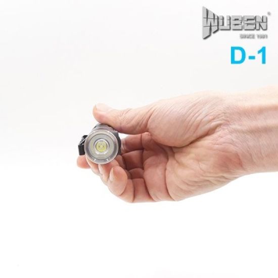 [우벤라이트] D1 초소형 손전등 1100루멘 자석 EDC