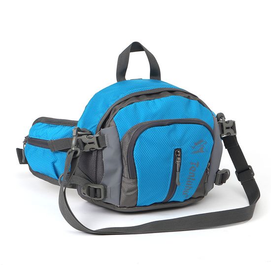 [엣모어]4way 등산용 숄더 힙색(블루)