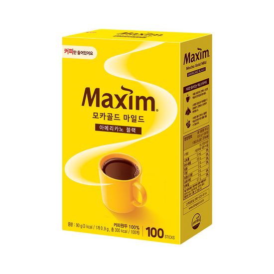 [믹스커피아님] 맥심 솔루블 모카골드 100T 커피100%