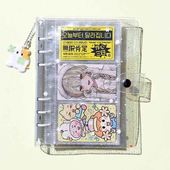 비온뒤 데코포켓 A6 바인더 리필 양면 - 가로 3단