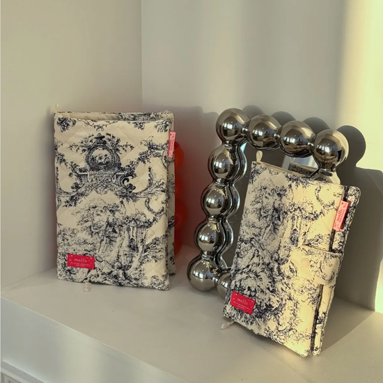 [북커버] 뜨왈드주이 네이비 패브릭 커버