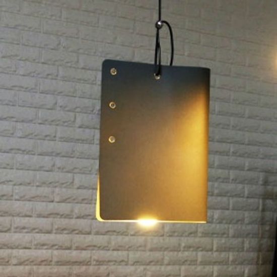 노트 펜던트등(LED겸용) -그레이(회색)