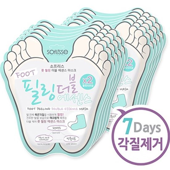 소프리스 풋 필링 더블 에센스 10매 / 발각질제거 