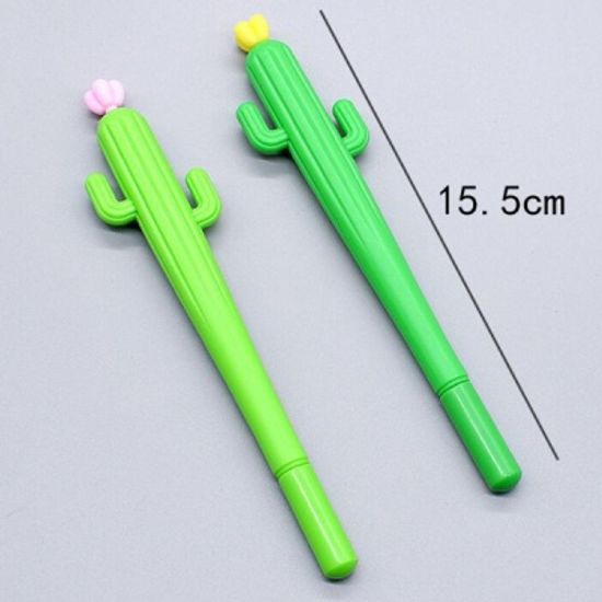 선인장 모양 젤펜 캐릭터펜 사무용품 문구펜