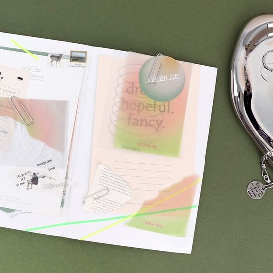 [반투명] 트레싱지 그라데이션 믹스 다꾸패드