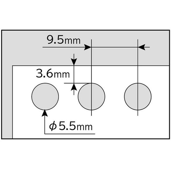 CARL A4/B5 30공 바인더/루즈리프 다공펀치 GP-2630