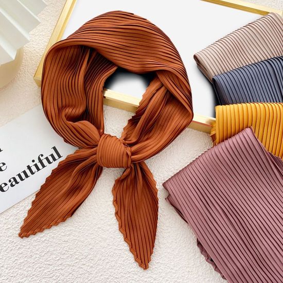 글로시 플리츠 스카프 주름스카프 13종 공 (WE04ADD)